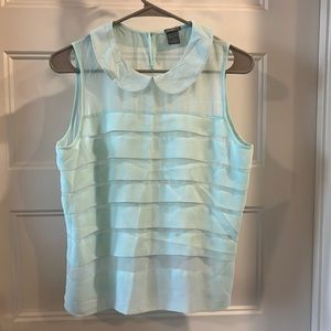 Mint Green Sheer Top